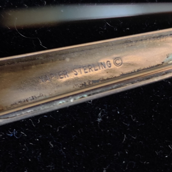 Vintage Napier Sterling Silver Diaper pin - Picture 4 of 9